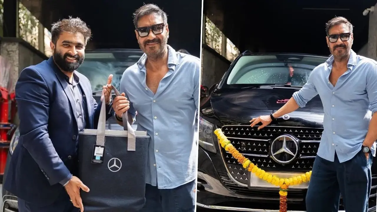 Ajay Devgn Treats Himself To Swanky Mercedes-Benz V-Class Worth Over ₹1 Crore On His 57th Birthday Ajay Devgn Treats Himself To Swanky Mercedes-Benz V-Class Worth Over ₹1 Crore On His 57th Birthday