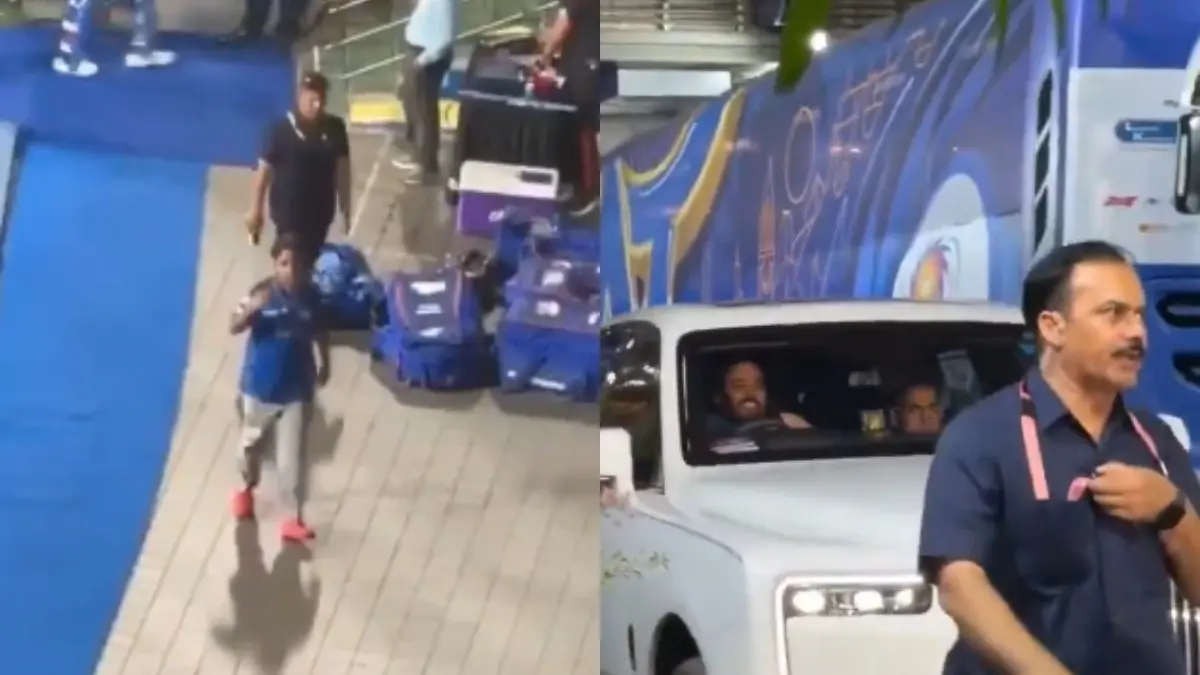 WATCH | Mumbai Indians Owner Akash Ambani Leaves Wankhede Stadium Midway During IPL 2026 Match vs CSK Akash Ambani, IPL 2026