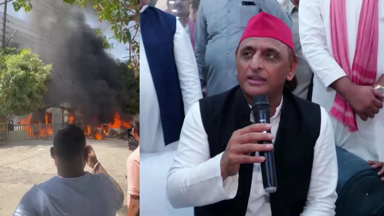 Noida Protest: नोएडा में कर्मचारियों का हिंसक प्रदर्शन, आगजनी और बवाल; अब अखिलेश की एंट्री, कहा- जो हुआ उसके लिए सरकार जिम्मेदार, महंगाई... Akhilesh Yadav on Noida Workders Protest