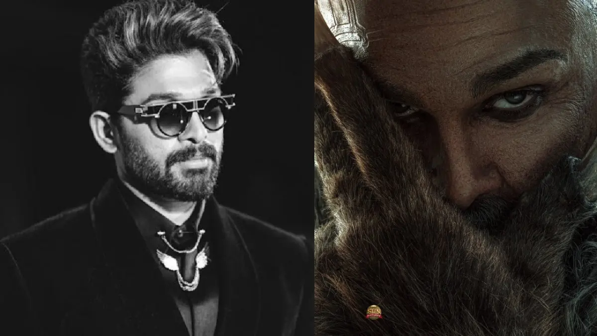 गंजा सिर, आंखों में काजल और लंबे नाखून…अल्लू अर्जुन की नई फिल्म का टाइटल रिवील, पोस्टर में दिखा खूंखार अवतार Allu Arjun's film Raaka