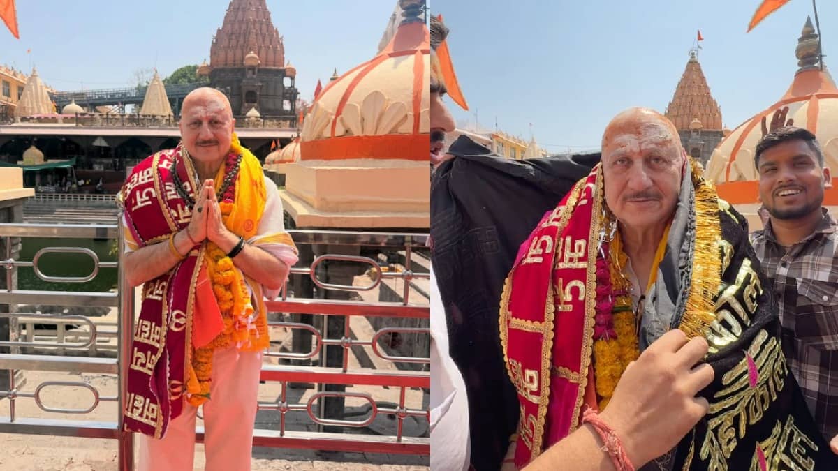 बाबा महाकाल के दर पहुंचे अनुपम खेर, मंदिर के इंतजाम की तारीफ की, बोले- ऐसा नहीं है सिर्फ VIP…