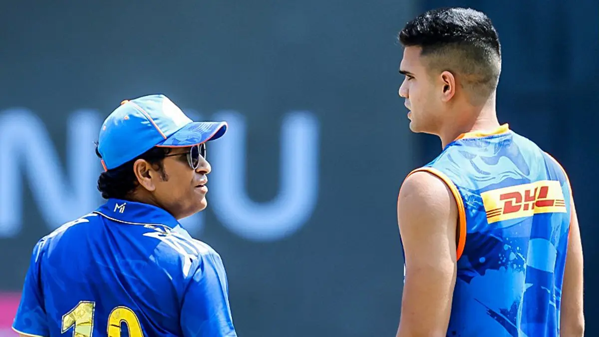 Arjun Tendulkar Reveals 'Lack Of Playing Opportunities' Behind Mumbai Indians Exit: 'No One Wants To Sit On The Bench' Arjun Tendulkar with father Sachin Tendulkar