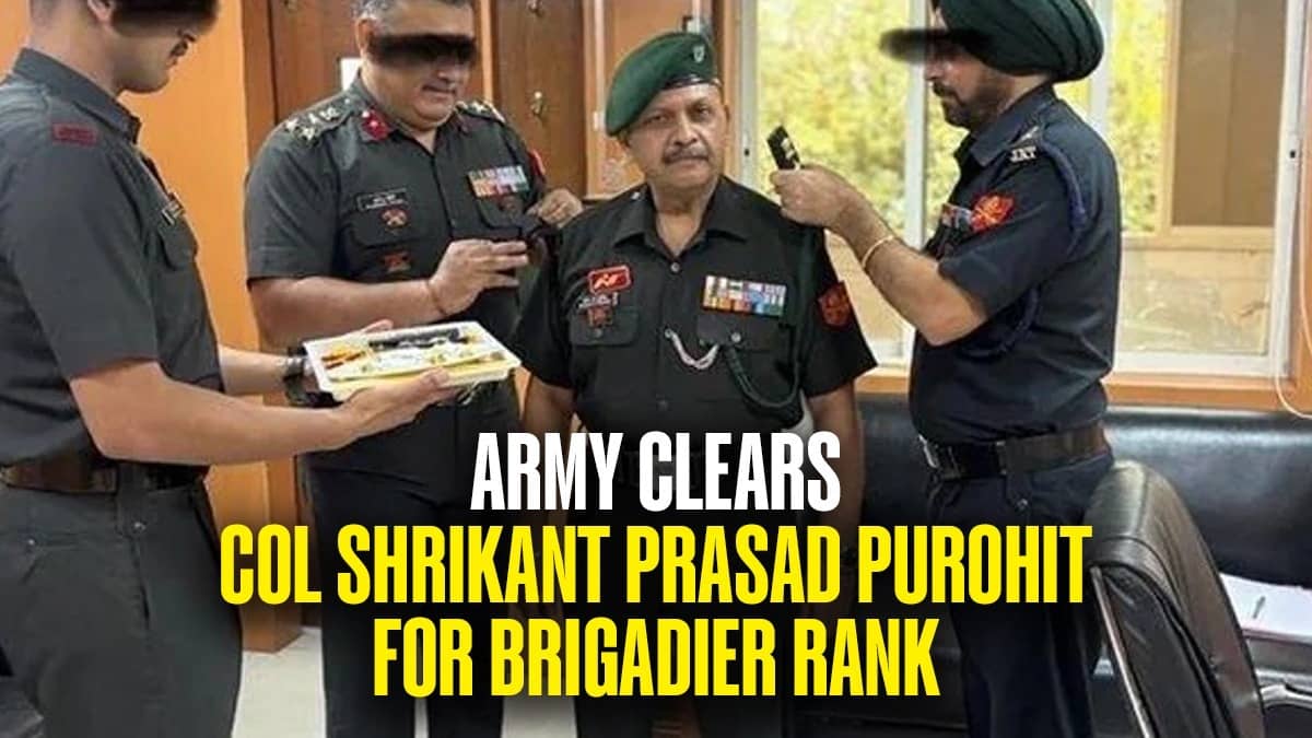 Army Clears Col Shrikant Prasad Purohit for Promotion to Brigadier After Acquittal in Malegaon Blast Case