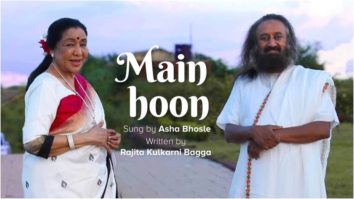 Asha Bhosle dedicated Main Hoon to Gurudev Sri Sri Ravi Shankar 