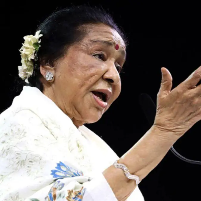 A file photo of Asha Bhosle