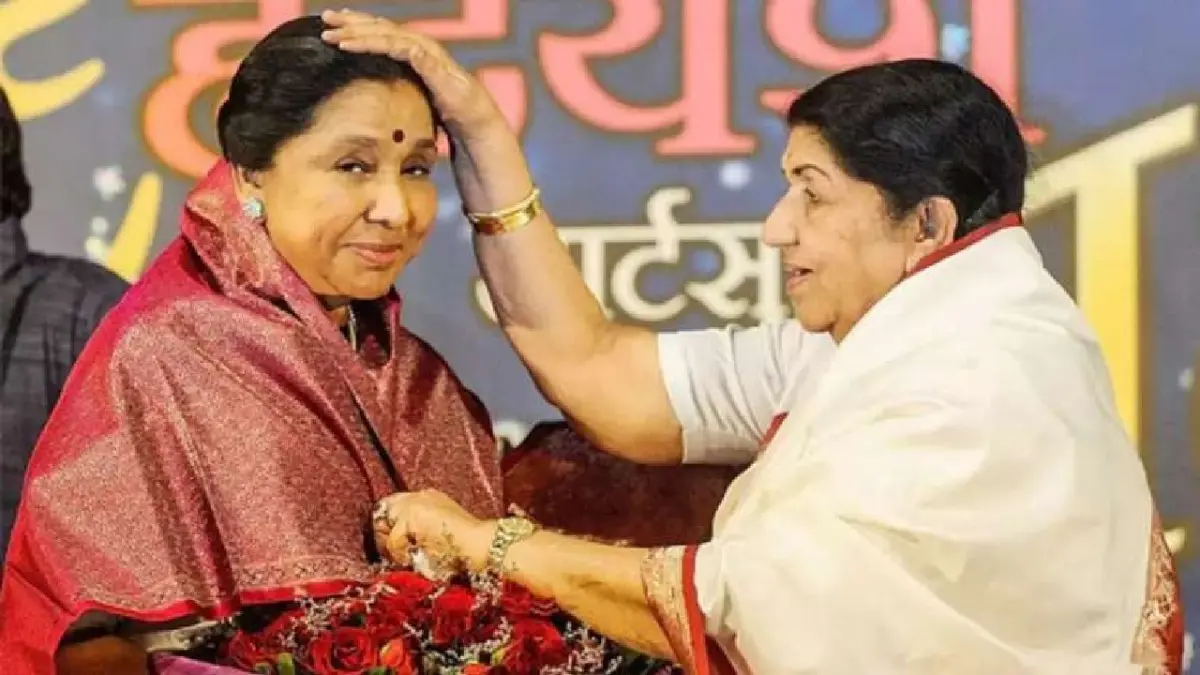 Asha Bhosle and Lata Mangeshkar: A Musical Legacy Like No Other Asha Bhosle with Lata Mangeshkar
