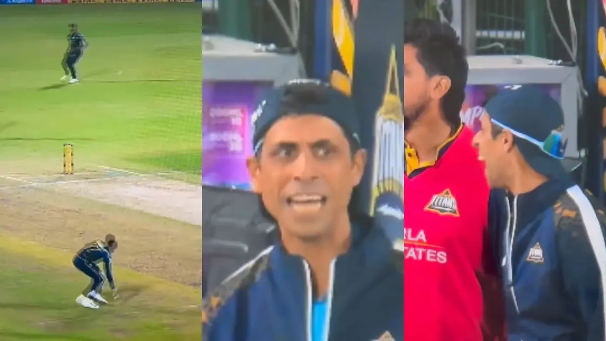 WATCH | GT Coach Ashish Nehra FUMES After Captain Shubman Gill's Unnecessary Overthrow Cost 5 Runs During IPL 2026 Match vs DC Ashish Nehra Loses Cool on Shubman Gill