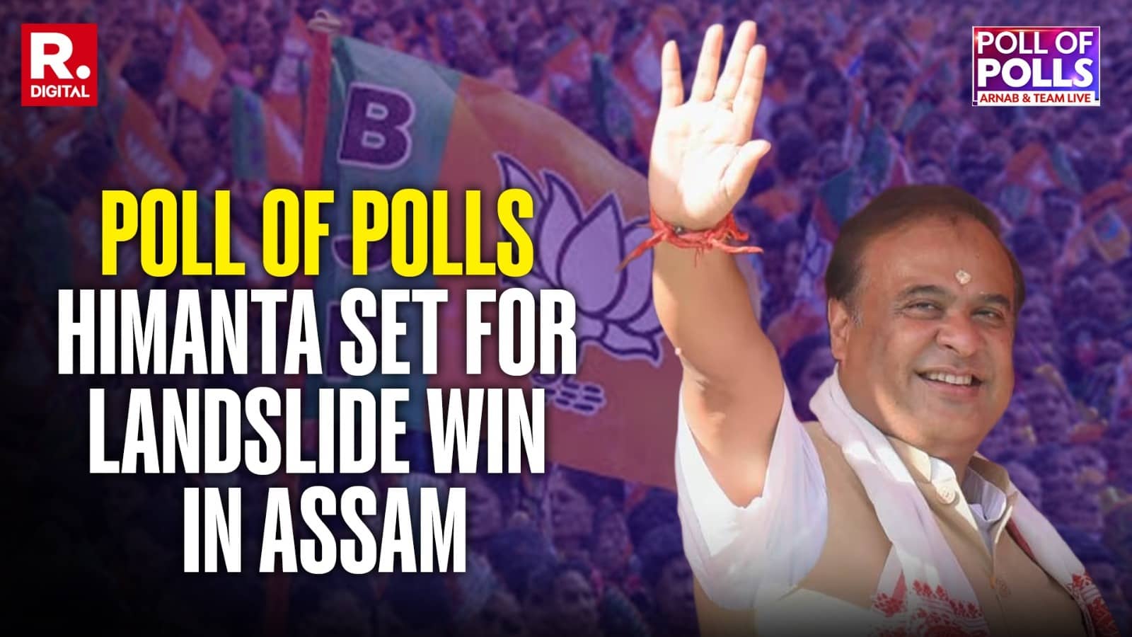 Assam Exit Poll 2026 Live Updates: Himanta Biswa Sarma Set To Form Govt Again As NDA Predicted To Clinch Victory On 95 Seats
