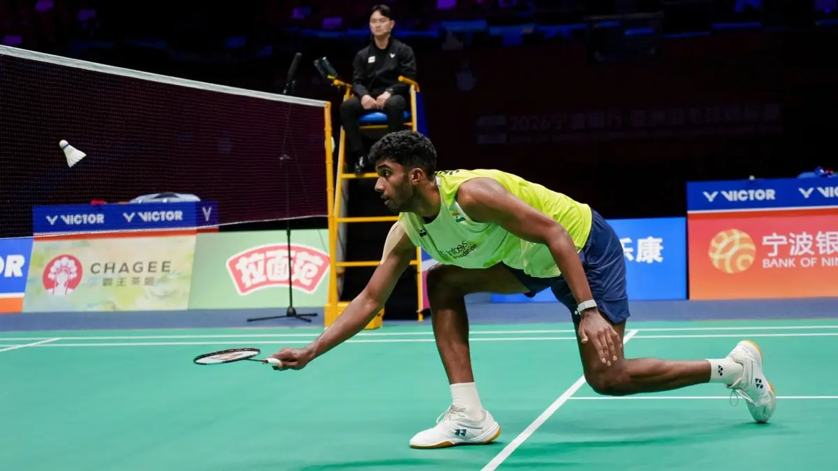 Badminton Asia Championships: Heartbreak For Ayush Shetty, Goes Down To World No 2 Shi Yu Qi In Final Ayush Shetty in action at Badminton Asia Championships