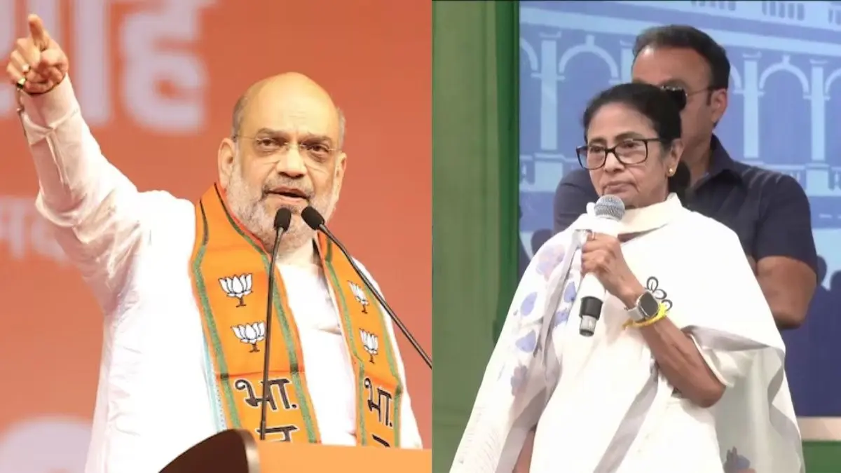 'TMC और कांग्रेस की सरकार आतंकवादियों को बिरयानी खिलाते थे, PM मोदी ने सर्जिकल स्ट्राइक...,' बंगाल में अमित शाह की हुंकार Bengal Election 2026 Amit shah to Mamata Banerjee