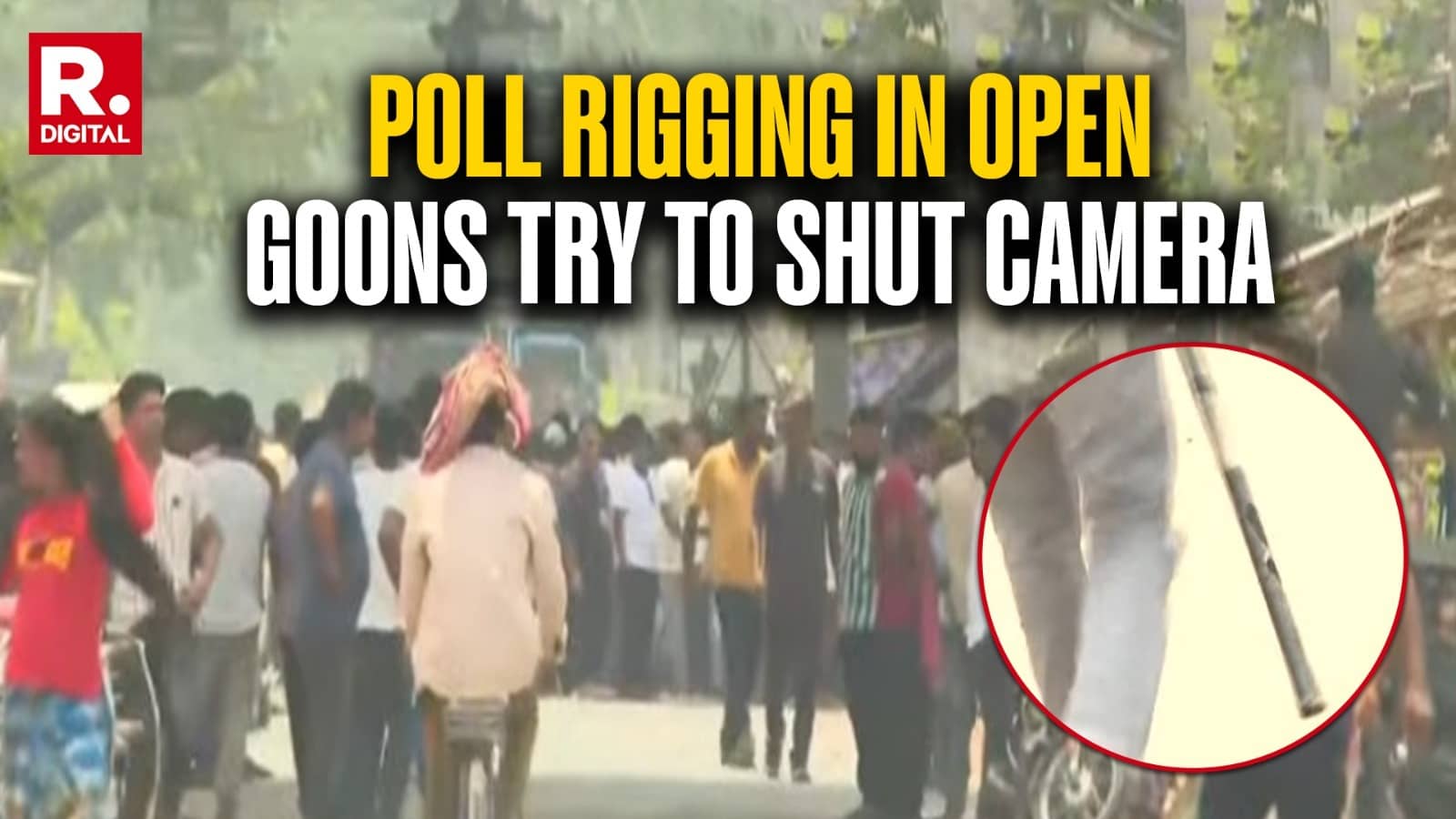 Bengal Elections-Murshidabad Violence:  Republic Crew Attacked While Exposing Live Poll Rigging