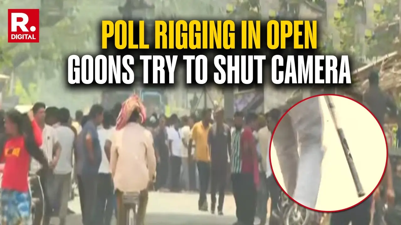 Bengal Elections: Republic Crew Attacked In Murshidabad While Exposing Live Poll Rigging Bengal Elections-Murshidabad Violence: Republic Crew Attacked While Exposing Live Poll Rigging