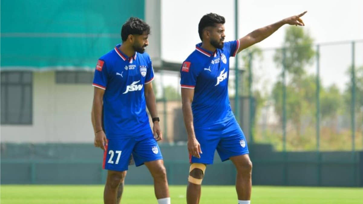 Bengaluru FC players during training