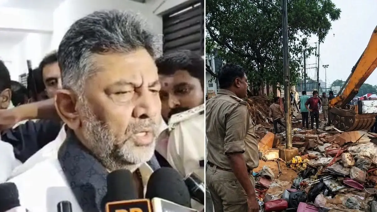 Bengaluru Tragedy: बेंगलुरु में दीवार के नीचे दफन हुई 7 जिंदगियां, घटनास्थल पर पहुंचे उपमुख्यमंत्री शिवकुमार; जांच के दिए आदेश Bengaluru hospital wall collapse