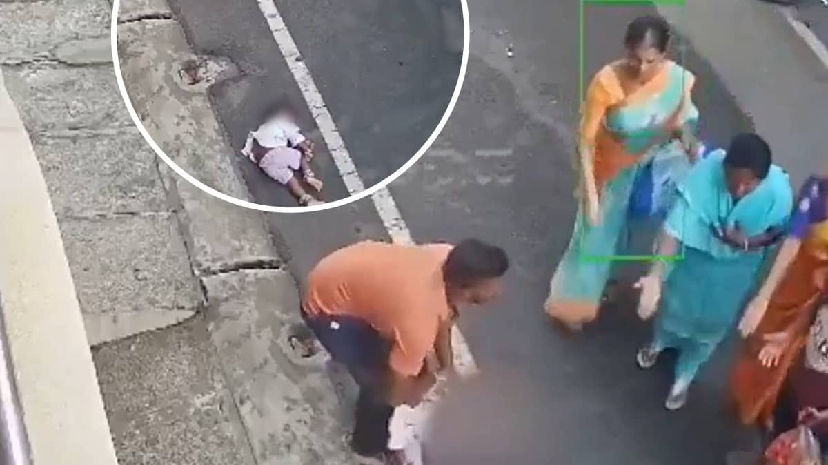 Bengaluru Shocker: Toddler Falls from Apartment While Playing, CCTV Captures Chilling Moment