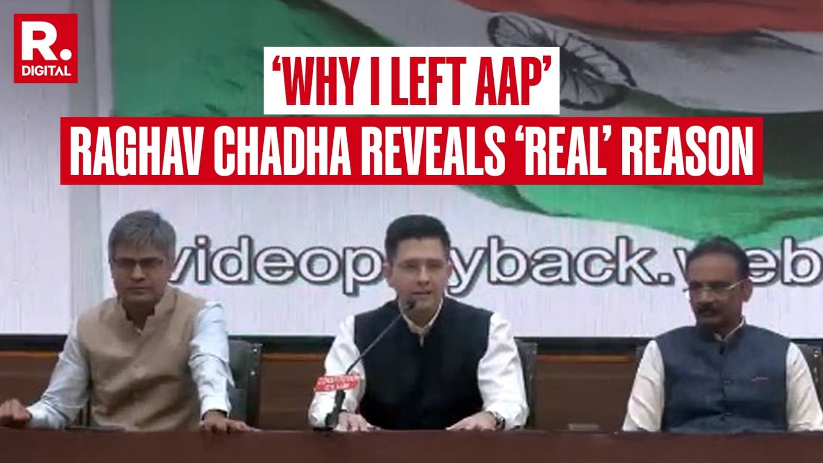 Big Jolt To Kejriwal: Raghav Chadha, Ashok Mittal, Sandeep Pathak Quit AAP, Join BJP