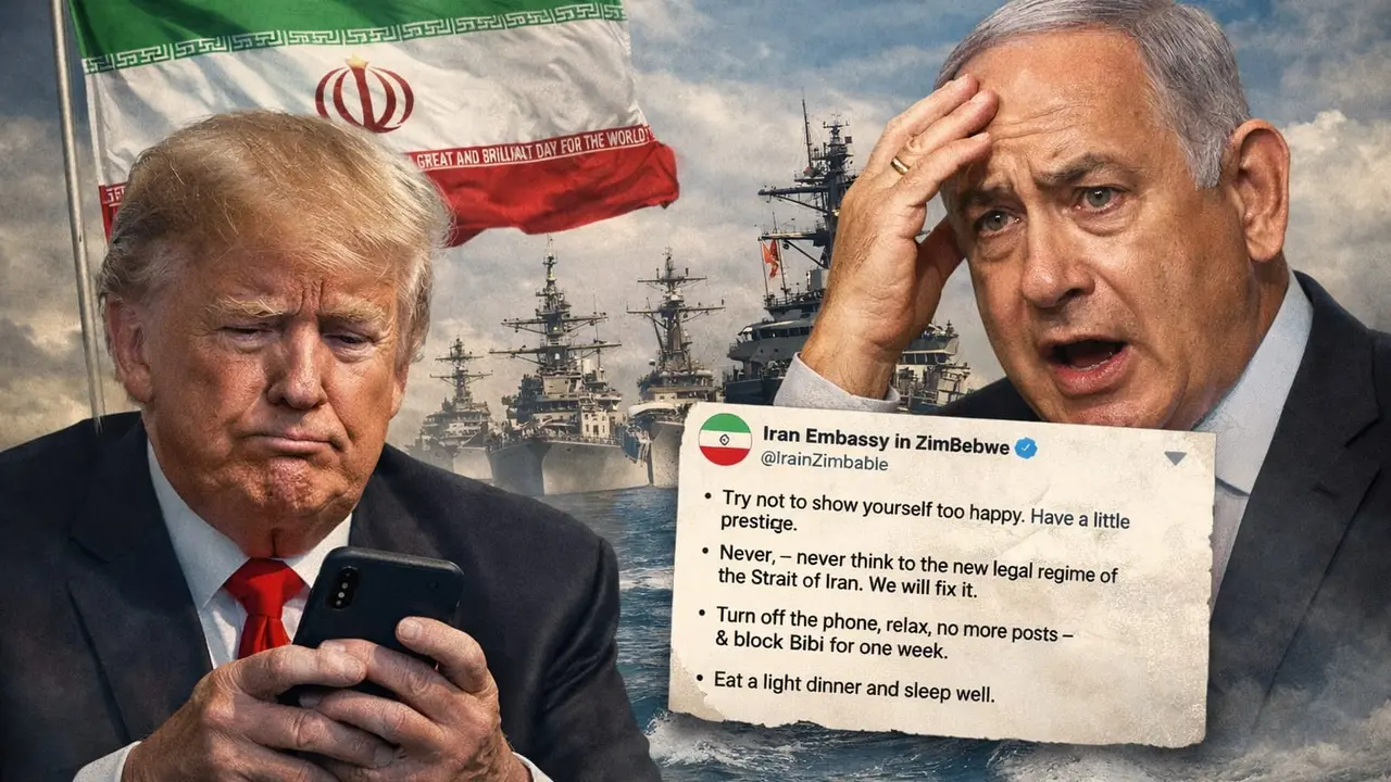 'Block Bibi, Eat Light & Sleep’: Iran's Savage 4-Point Advice To Trump Goes Viral ‘Block Bibi, Eat Light, Sleep’: Iran Embassy’s Savage 4-Point Advice To Trump Goes Viral