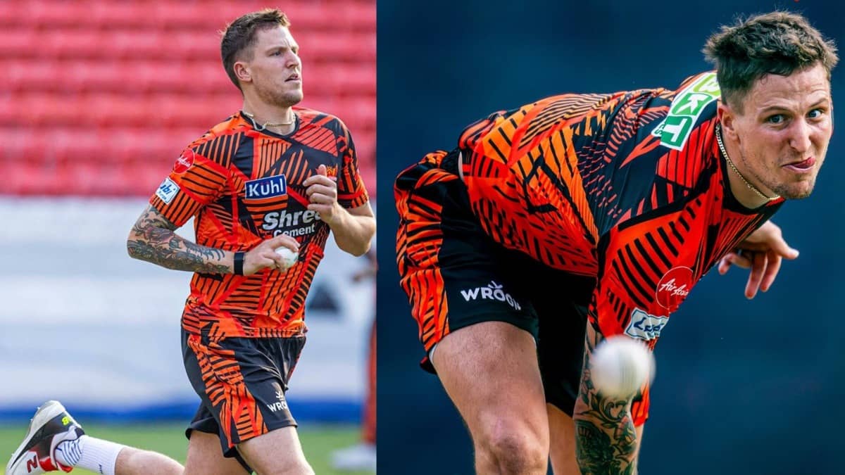 Brydon Carse during practice