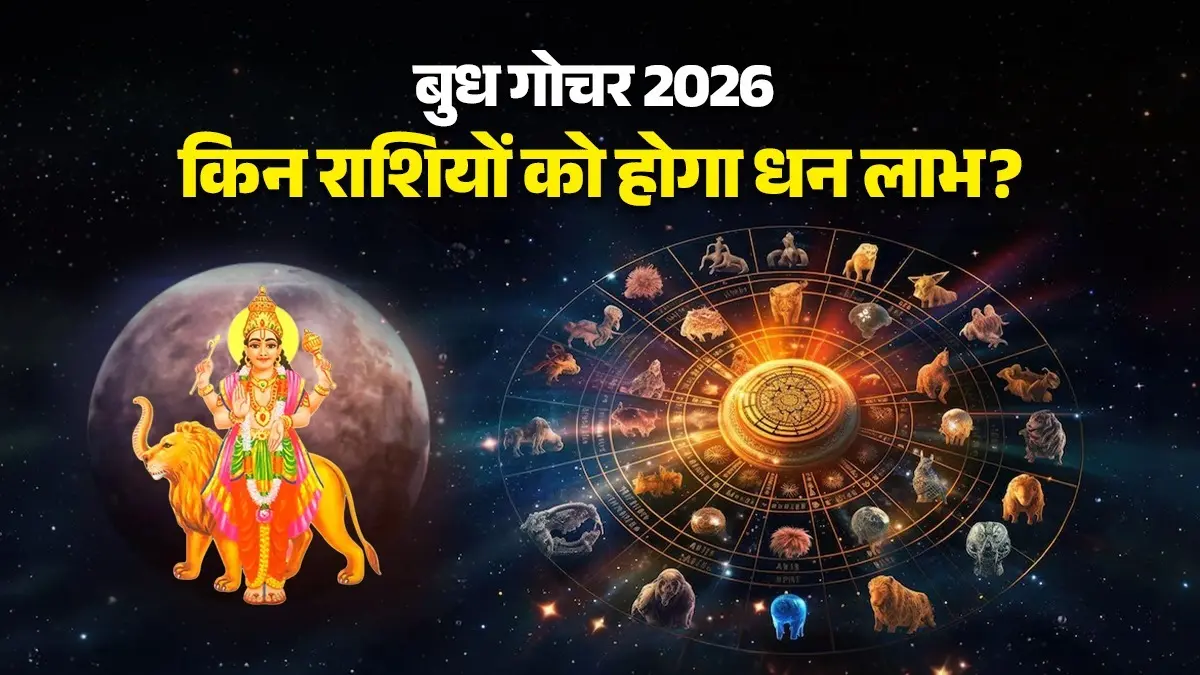 Budh Gochar 2026: 30 अप्रैल को बुध करेंगे राशि परिवर्तन, गोचर से इन 4 राशियों को मिलेगी कामकाज में तरक्की, होगा धन लाभ budh-gochar-2026-mercury-transit-benefits- lucky zodiac-signs-will get success and money boosts income in life