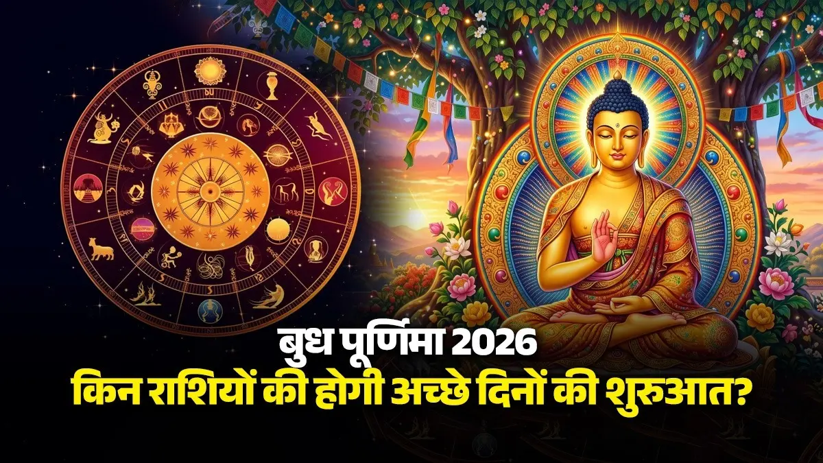 Budh Purnima 2026 Rashifal: बुध पूर्णिमा पर सूर्य-बुध बनाएंगे बुधादित्य राजयोग, इन 3 राशियों की होगी अच्छे दिनों की शुरुआत budh Purnima 2026 lucky zodiac signs budhaditya rajyog Surya budh yuti benefits brings success in life