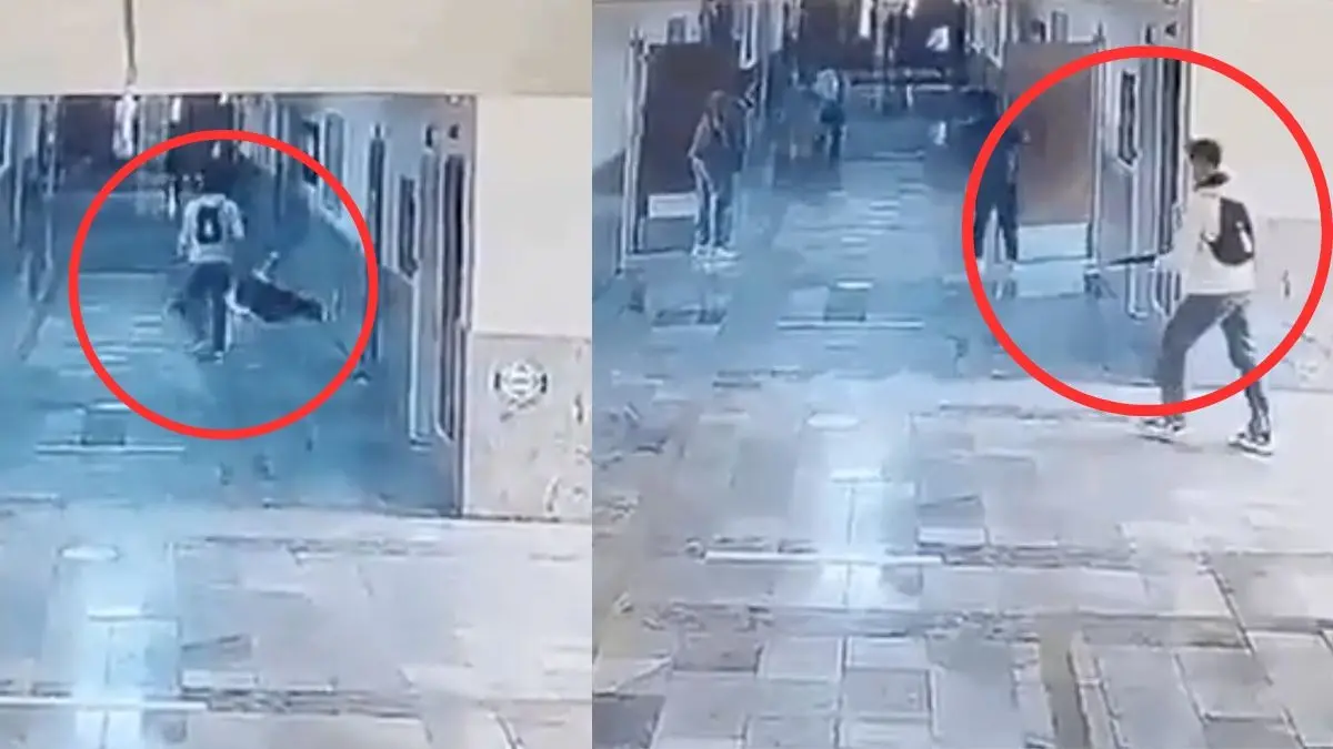CCTV Footage Shows Moment Killer Fires Shots Inside Turkey School | GRAPHIC WARNING CCTV Footage Shows Moment Killer Fires Shots Inside Turkey School | GRAPHIC WARNING