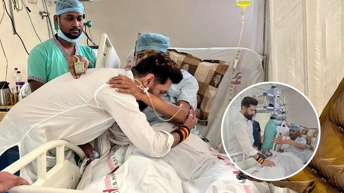  chirag paswan visit hospital to meet uncle pashupati paras 