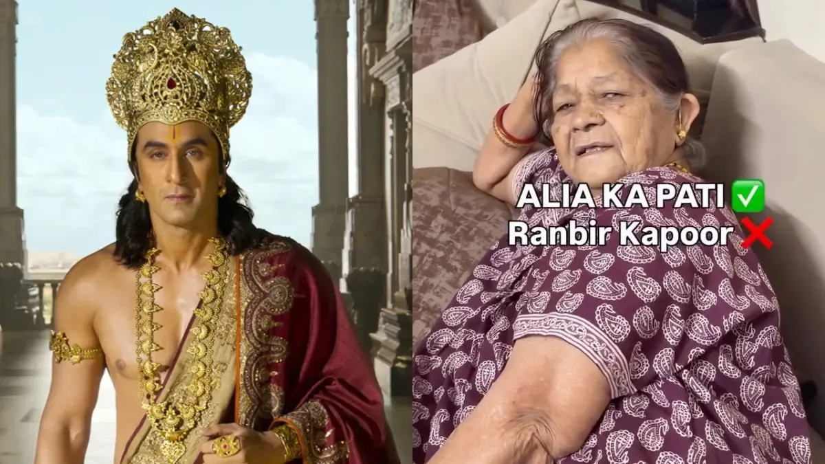 VIRAL VIDEO: ‘रामायण’ का टीजर देख दादी ने दिमाग पर खूब दिया जोर... फिर दिया जवाब- ये आलिया का पति है: नेटिजंस बोले- यही है वुमन... Dadi calls Ranbir Kapoor "Alia Bhatt ka Pati"