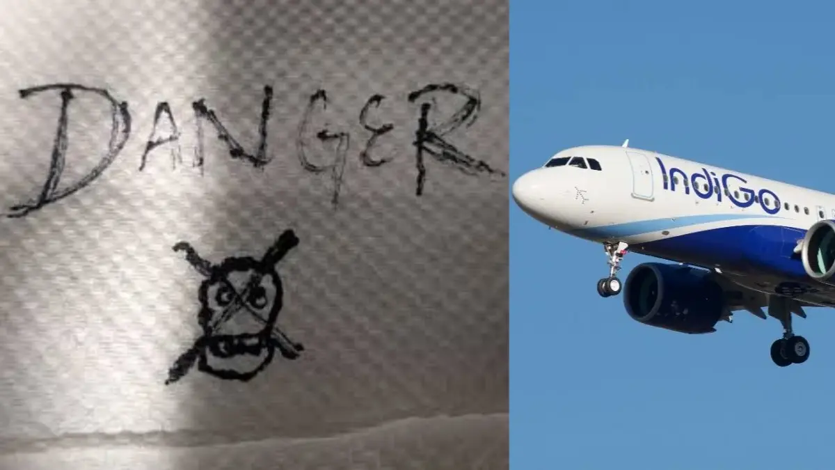 'Danger' Note On Tissue Inside IndiGo Flight Lavatory Leads To Bomb Scare In Mumbai Airport 'Danger' Note On Tissue Inside IndiGo Flight Lavatory Leads To Bomb Scare In Mumbai Airport