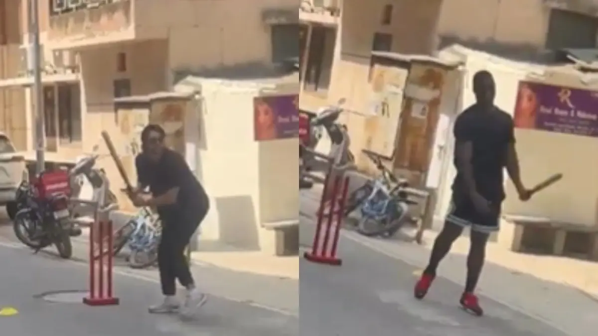 WATCH | RCB's Tim David, Romario Shepherd Play Gully Cricket in Intense Delhi Heat Ahead of IPL 2026 Match vs DC DC vs RCB, IPL 2026