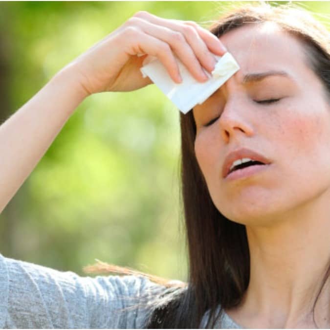 Dehydration is common in summer
