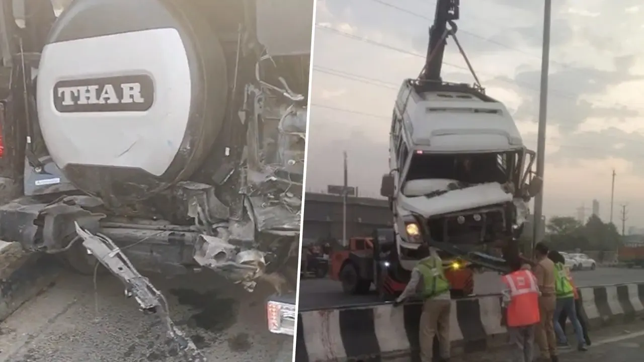 UP: टेंपो ट्रैवलर ने थार और बाइक को मारी जोरदार टक्कर, हादसे में तीन युवकों की मौत; दिल्ली मेरठ एक्सप्रेसवे पर भीषण हादसा Delhi Meerut Expressway Accident