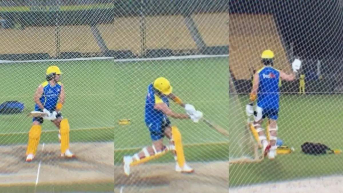 IPL 2026 - CSK Handed Major Injury Relief Ahead Of DC Clash At Chepauk, Dewald Brevis Returns To Nets: WATCH Dewald Brevis starts training at nets