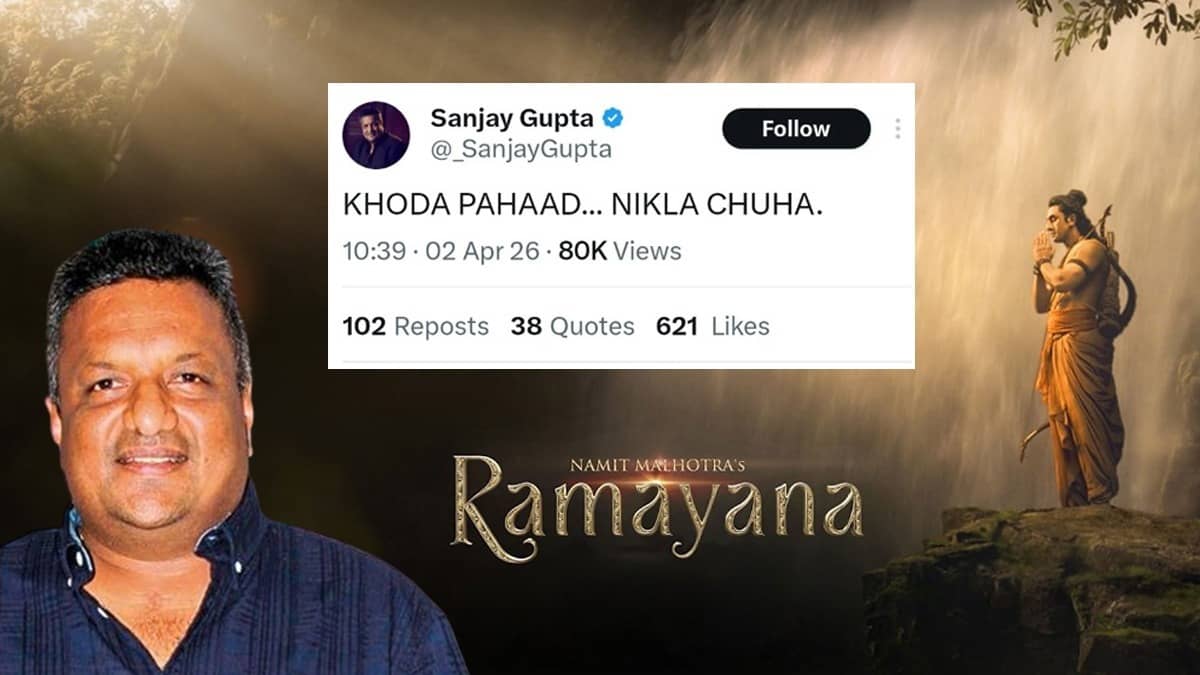 Did Sanjay Gupta take a swipe at Ramayana teaser?