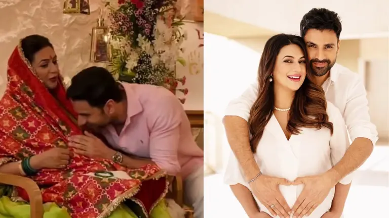 Divyanka Tripathi: शादी के 10 साल बाद मां बनेंगी दिव्यांका त्रिपाठी, धूमधाम से हुई गोद भराई की रस्म, छाईं PHOTOS Divyanka Tripathi Godh Barai