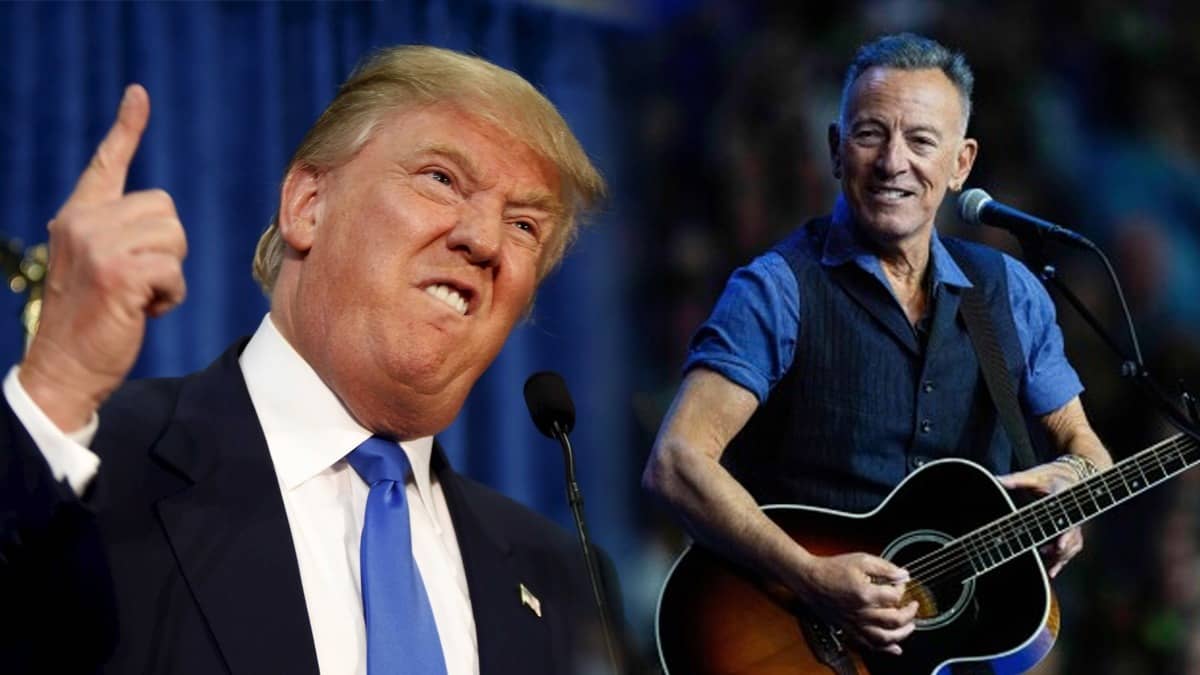 Donald Trump and Bruce Springsteen