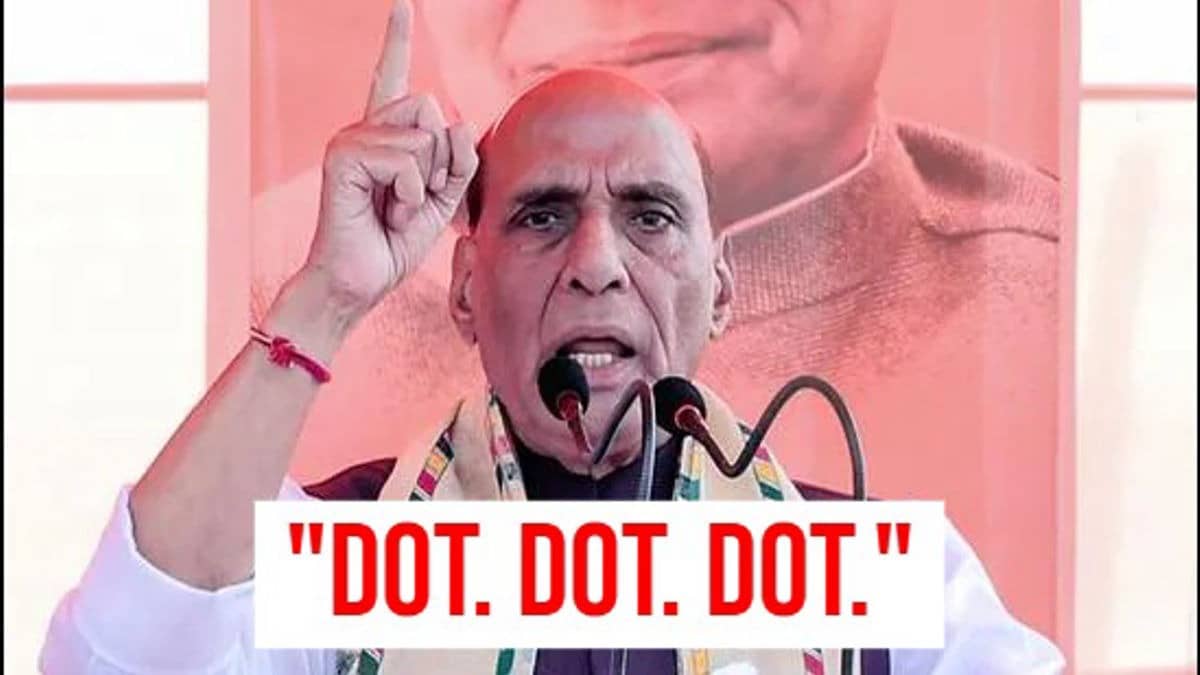'Dot. Dot. Dot': Rajnath Singh's Cryptic Warning To Pakistan On Pahalgam Attack Anniversary