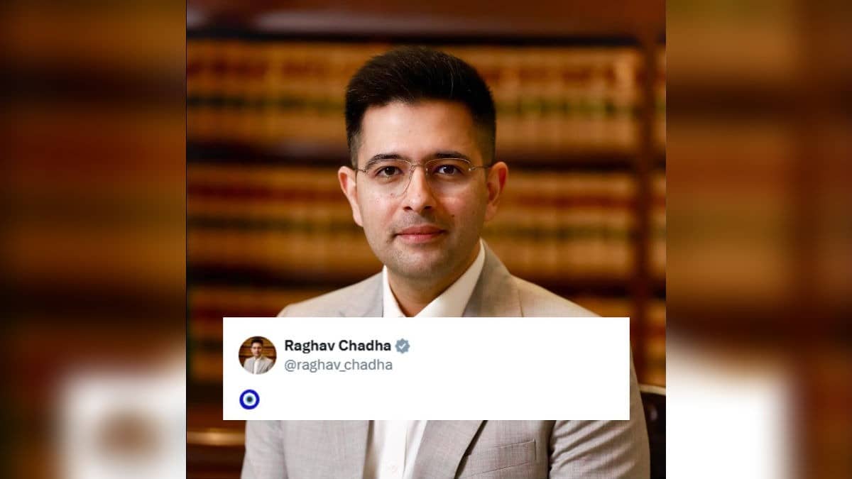 Evil Eye Emoji: Raghav Chadha Posts Cryptic Tweet After AAP's Snub