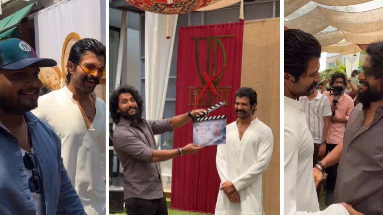 Filming of Vijay Deverakonda's film with Shouryuv begins, Nani attends muhurat ceremony