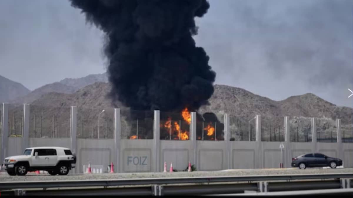 Fire reported at foreign oil companies' storage facilities in Iraq after drone strike.