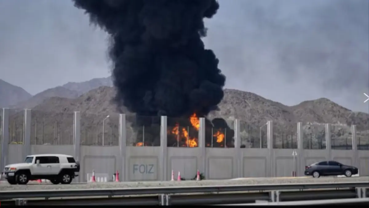 Fire Reported At Foreign Oil Companies' Storage Facilities In Iraq After Drone Strike Fire reported at foreign oil companies' storage facilities in Iraq after drone strike.