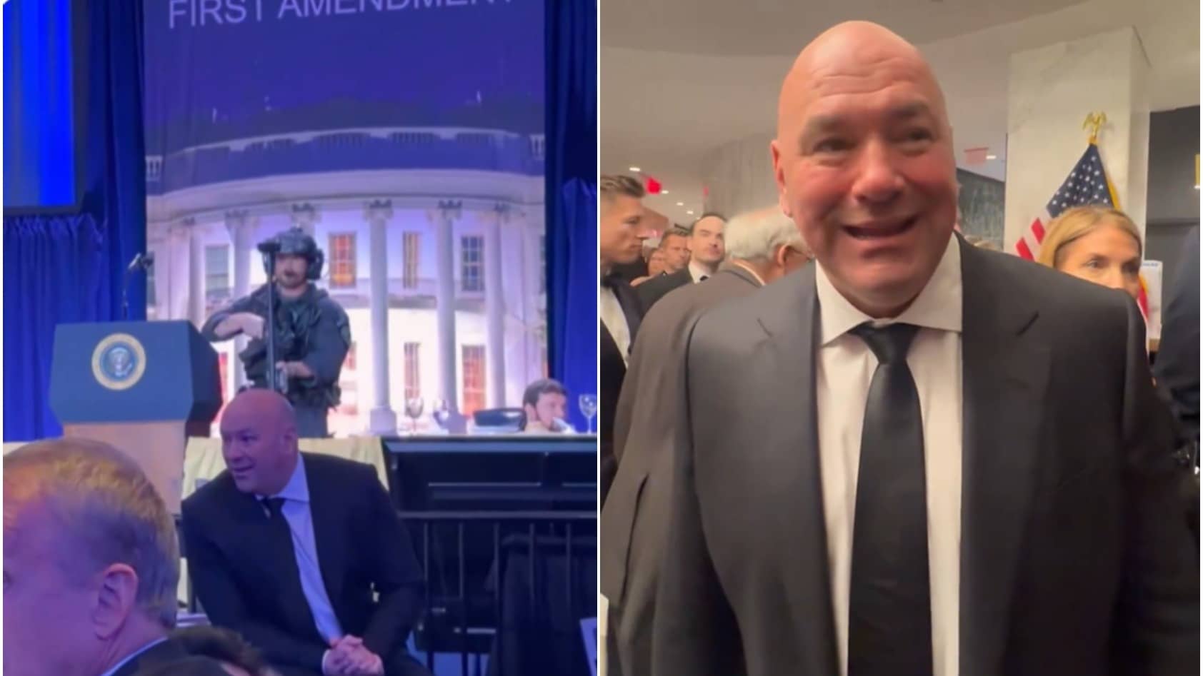 'F**king Awesome': UFC CEO Dana White's Bizarre Reaction To White House Gala Shooting Goes Viral | VIDEO