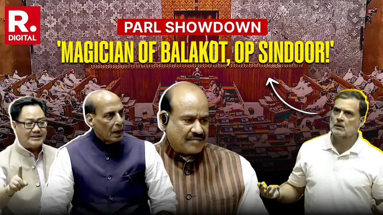 Furore After Rahul Gandhi Uses 'Magician Of Balakot' and 'Magician Of Ops Sindoor' In Lok Sabha Furore After Rahul Gandhi Uses 'Magician Of Balakot' and 'Magician Of Ops Sindoor' In Lok Sabha