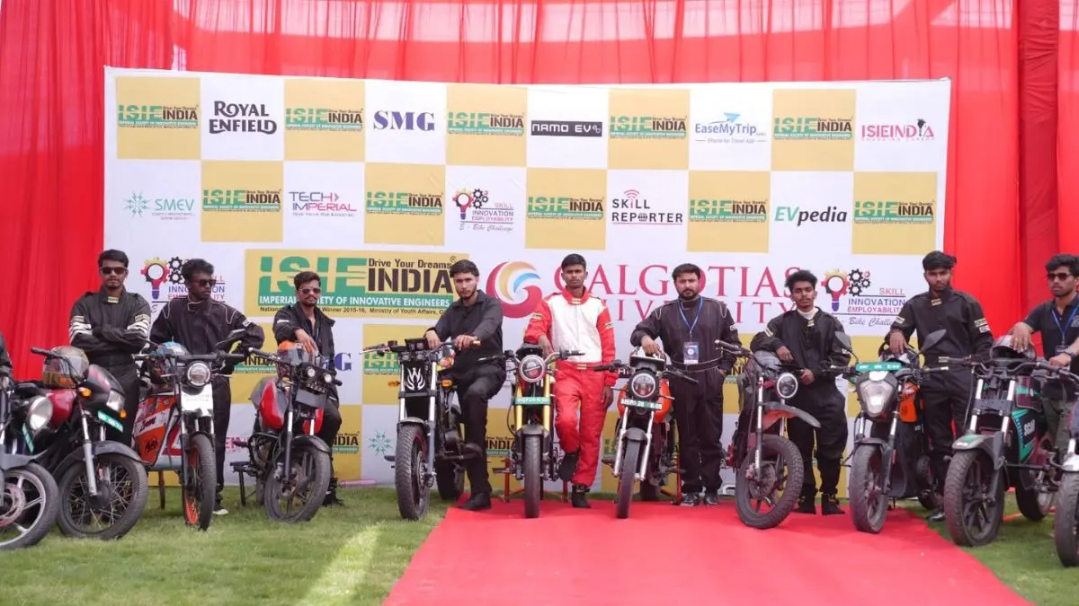 350 Innovators Compete At Galgotias University In National E-Bike Challenge For Sustainability Galgotias University Hosts 9th SIEP E-Bike Challenge for Green Mobility