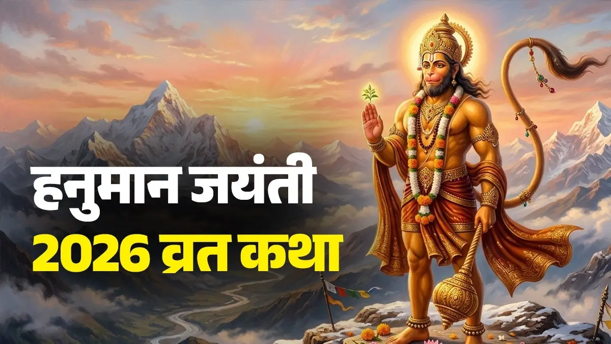 Hanuman Jayanti 2026 Vrat Katha: हनुमान जयंती के दिन जरूर पढ़ें ये व्रत कथा, सभी संकटों से मिलेगा छुटकारा Hanuman Jayanti 2026 Vrat Katha