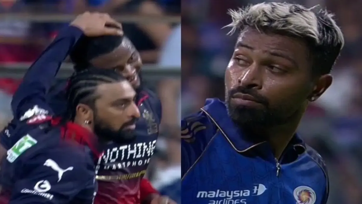 WATCH | RIFT? Krunal Pandya's Over-The-Top Celebration Of Brother Hardik's Dismissal Sparks Rumours Hardik Pandya, MI vs RCB, IPL 2026