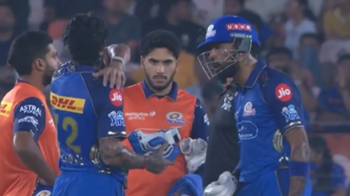 CSK Legend's WWE Take on Hardik Pandya's Pep Talk to Tilak Varma During GT vs MI IPL 2026 Match: 'Just Like Triple H...' Hardik Pandya, Tilak Varma