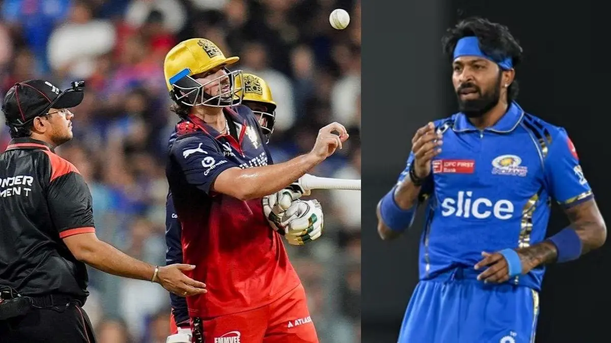 MI vs RCB: हार्दिक पांड्या पर आई बड़ी मुसीबत, MI ने लगाई हार की हैट्रिक, ऊपर से BCCI ने लगाया तगड़ा जुर्माना; टिम डेविड को भी मिली सजा Hardik Pandya Tim David Fined