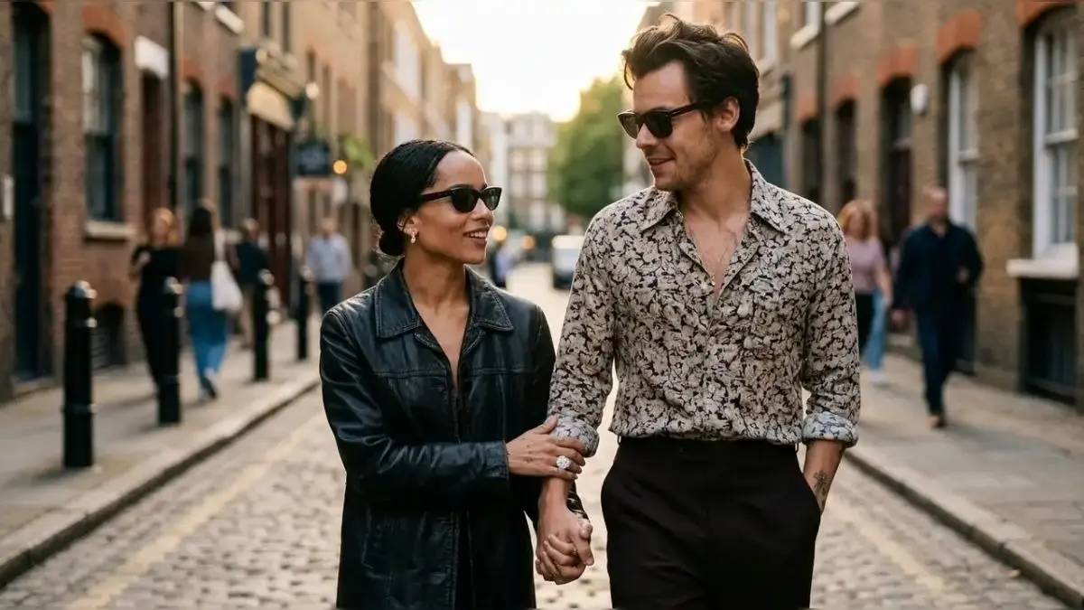 Harry Styles-Zoe Kravitz Engaged? Rumours Rife After Batman Star Flaunts Diamong Ring Harry Styles engaged?