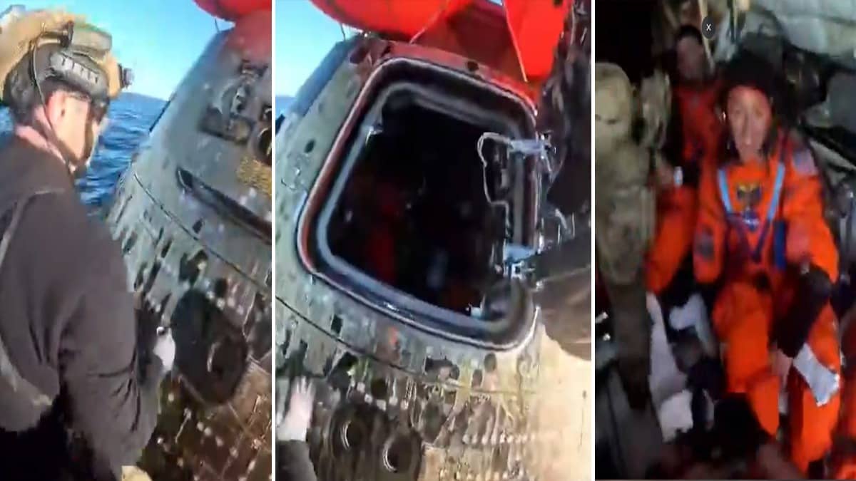 ‘Hatch Opens After 700,000 Miles’: Inside Artemis II, 4 Astronauts Smile Back At Earth