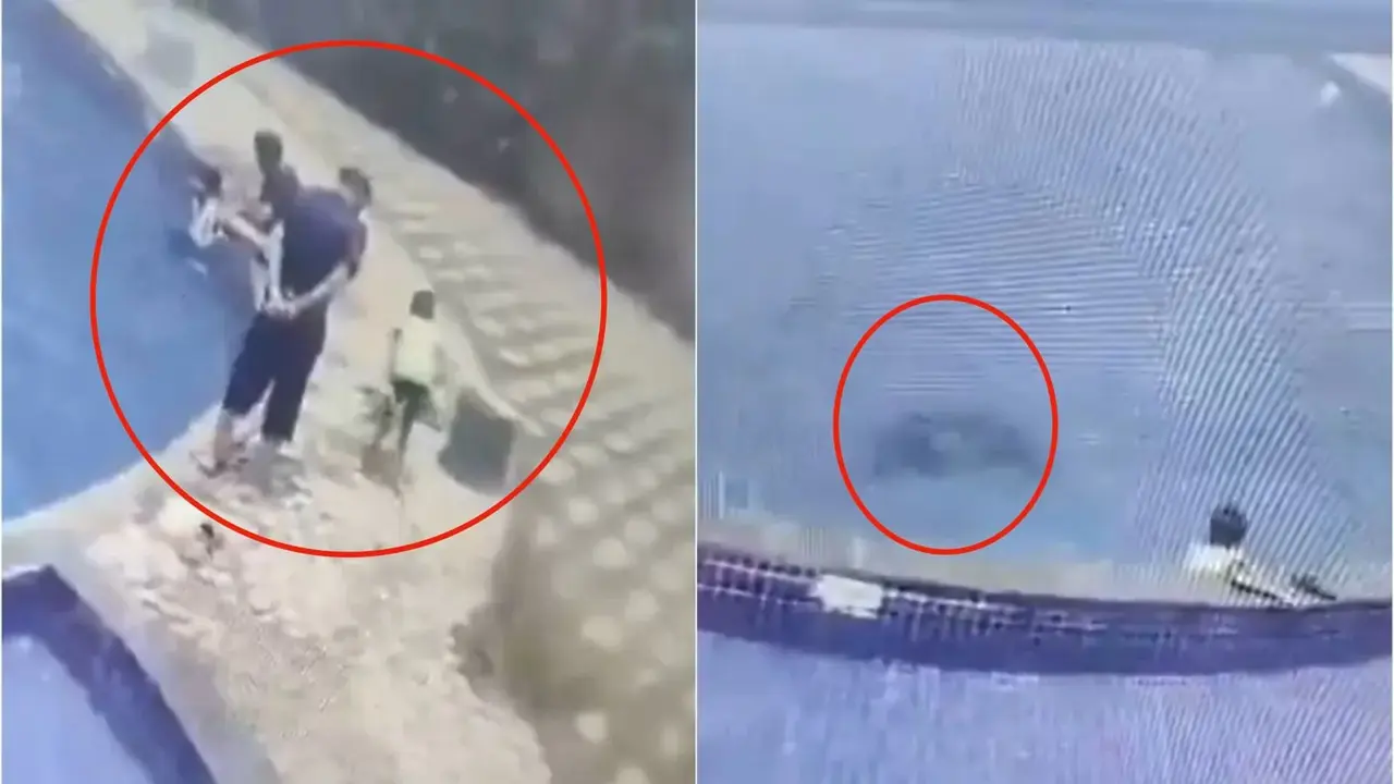 'Heaven Resort' Holiday Turns Into Nightmare: Man Drowns In Swimming Pool As Helpless Kid Watches In Rajkot | CCTV Footage 'Heaven Resort' Holiday Turns Into Nightmare: Man Drowns In Swimming Pool As Helpless Kid Watches In Rajkot | CCTV Footage